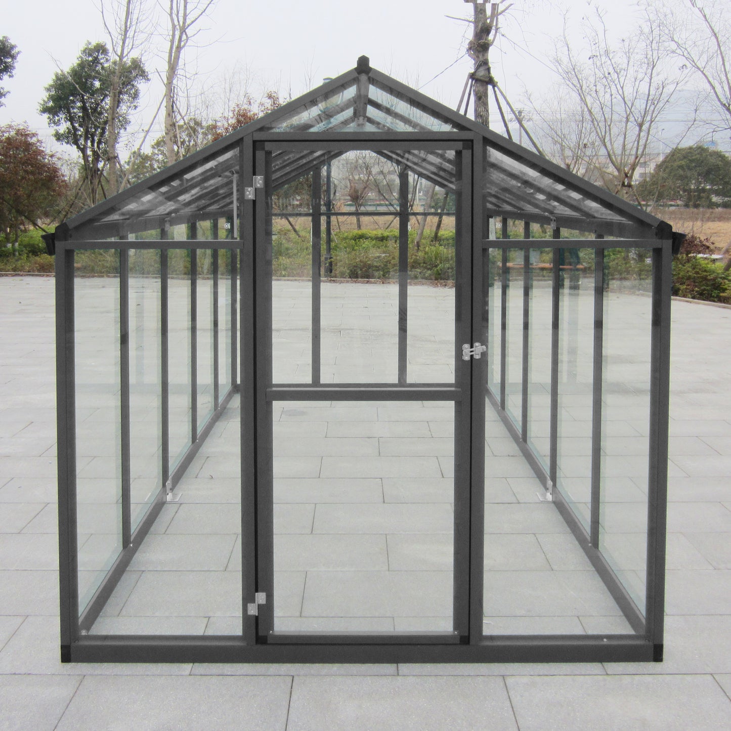 Klaaskasvuhoone 5,7m² Hall