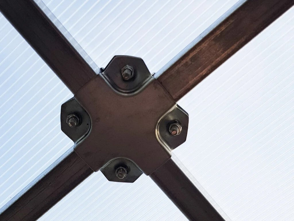 Kasvuhoone KLASIKA TUBE alusraamiga 3x2m / 6m²