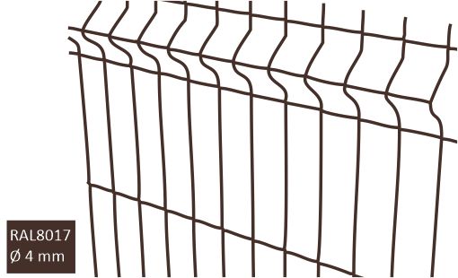 3D Keevispaneel 4mm RAL8017 pruun
