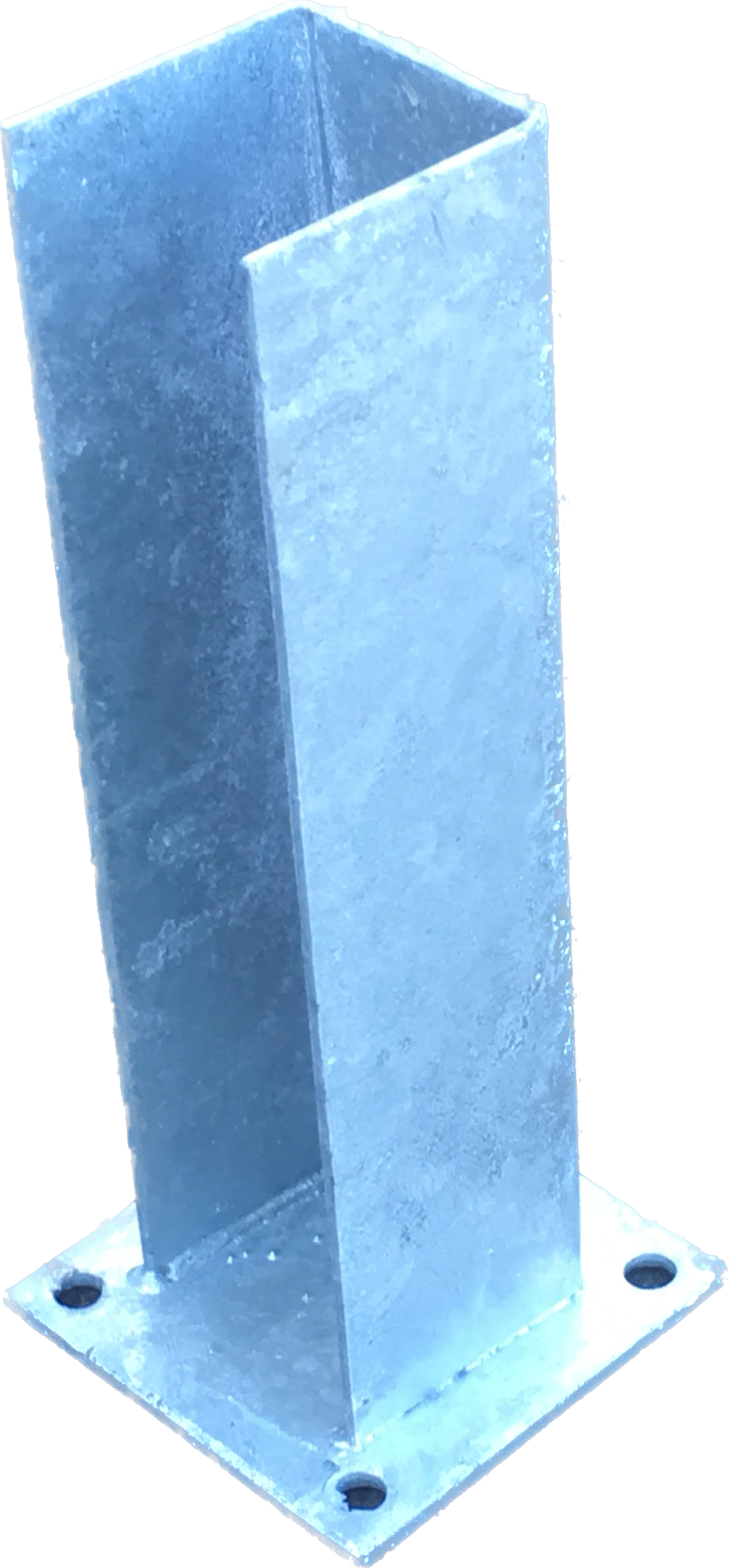 Postijalg 80x80mm nelikantpostile Zn tsingitud