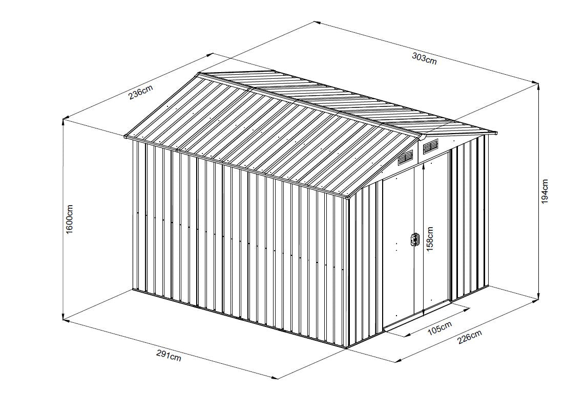 Aiakuur 2260x2910mm (6,6m2)  HALL
