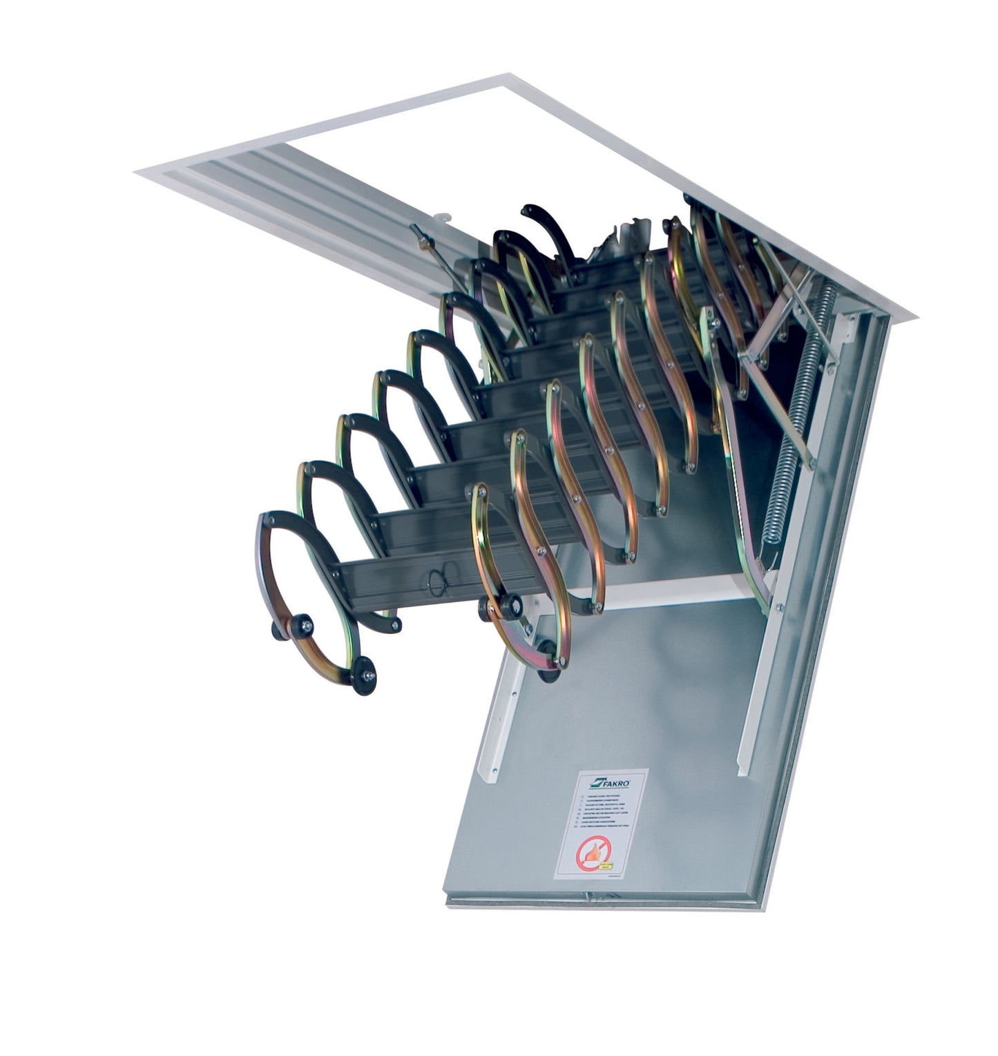 Pööninguluuk metallist käärredeliga FAKRO LSF EI60 U=1,8 W/m²K