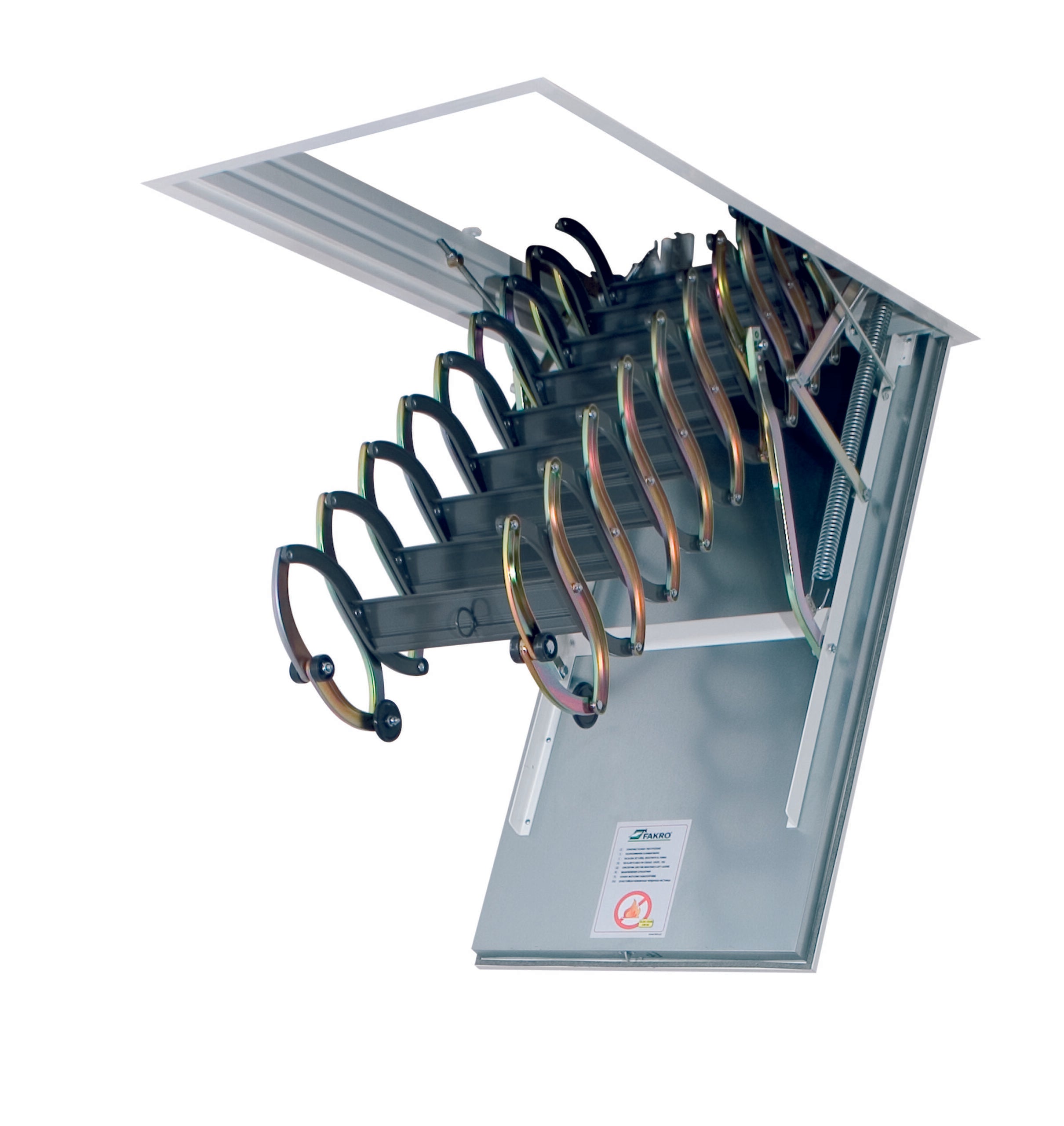 Pööninguluuk metallist käärredeliga FAKRO LSF EI60 U=1,8 W/m²K