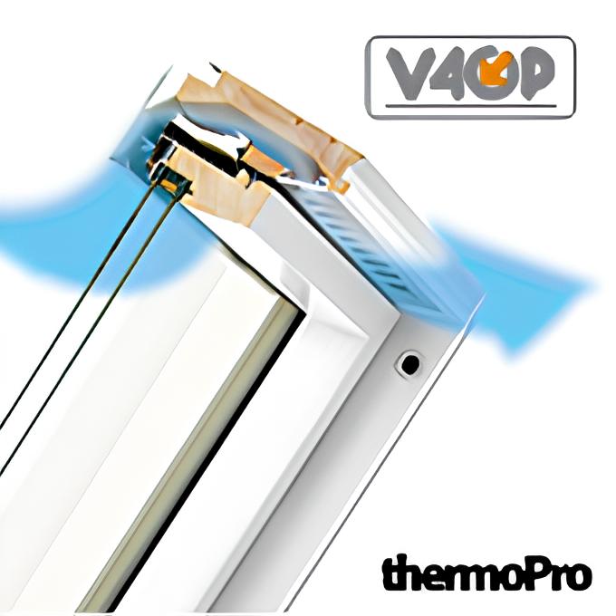 Katuseaken FAKRO FTU-V, VALGE