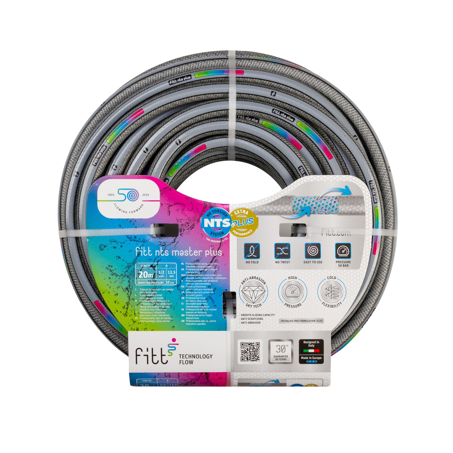 Kastmisvoolik Fitt NTS Master Plus 1/2" / 20m