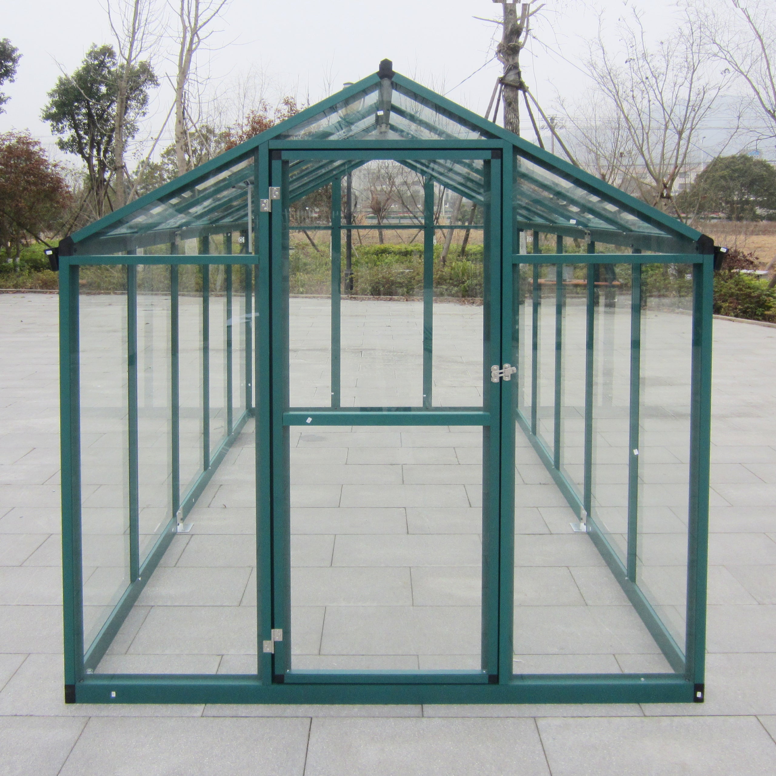 Klaaskasvuhoone 5,7m² Roheline