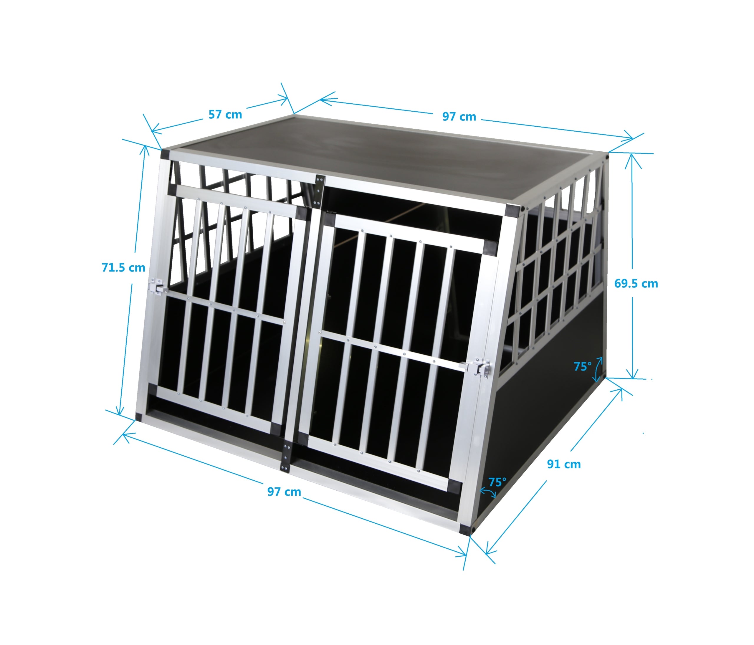 Koerapuur alumiiniumist XL