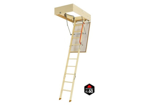 Pööninguluuk puidust liigendredeliga FAKRO LWF Ei60 U=0,64 W/m²K