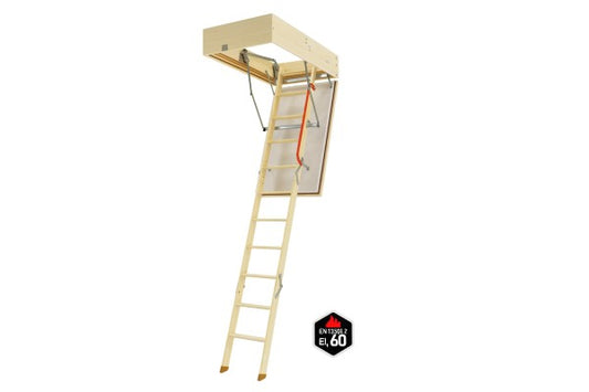 Pööninguluuk puidust liigendredeliga FAKRO LWF Ei60 U=0,64 W/m²K