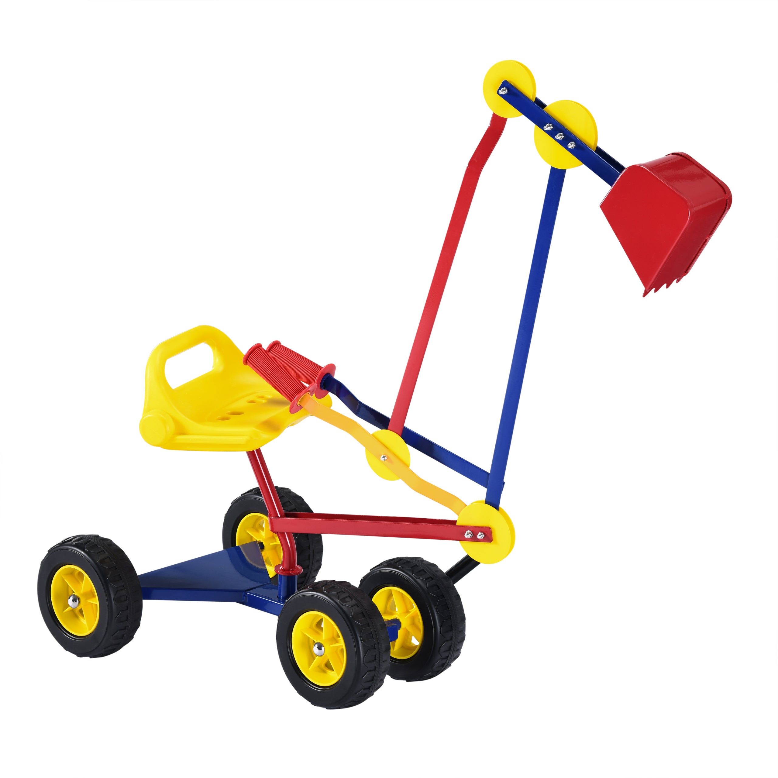 Liivakasti ekskavaator ratastega