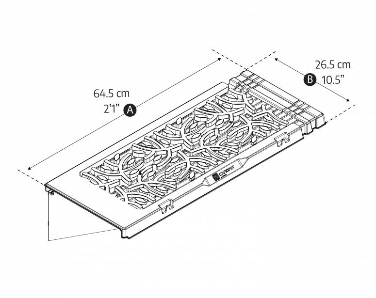 Kasvuhoone riiul Palram