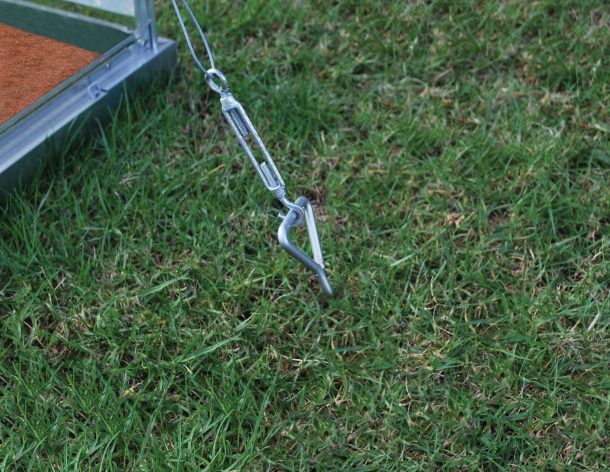 Ankurduskomplekt kasvuhoonele PALRAM