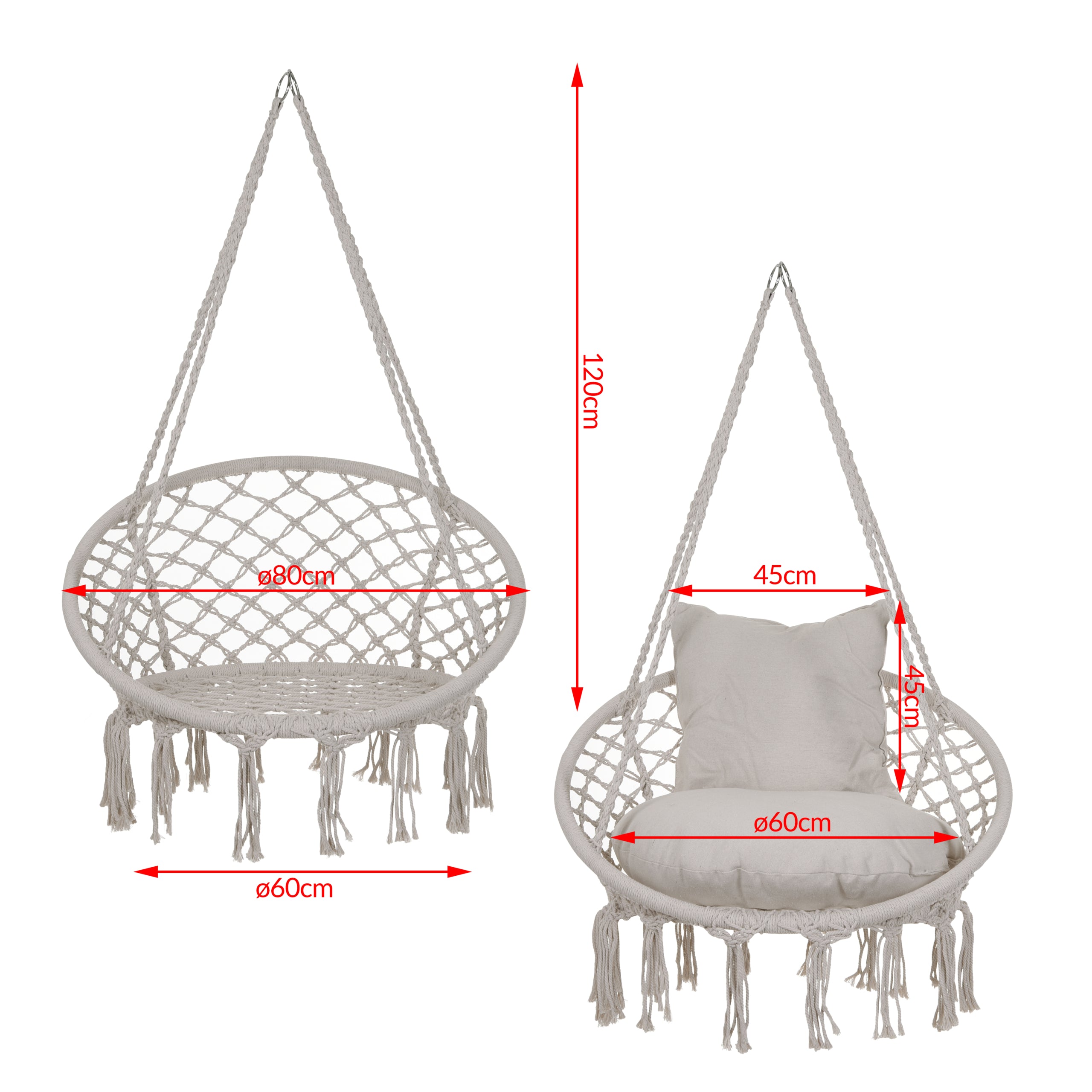 Ripptool patjadega, valge