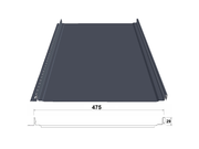 Katuseplekk WECKMAN Progant valtsprofiil - Crown BT kattega