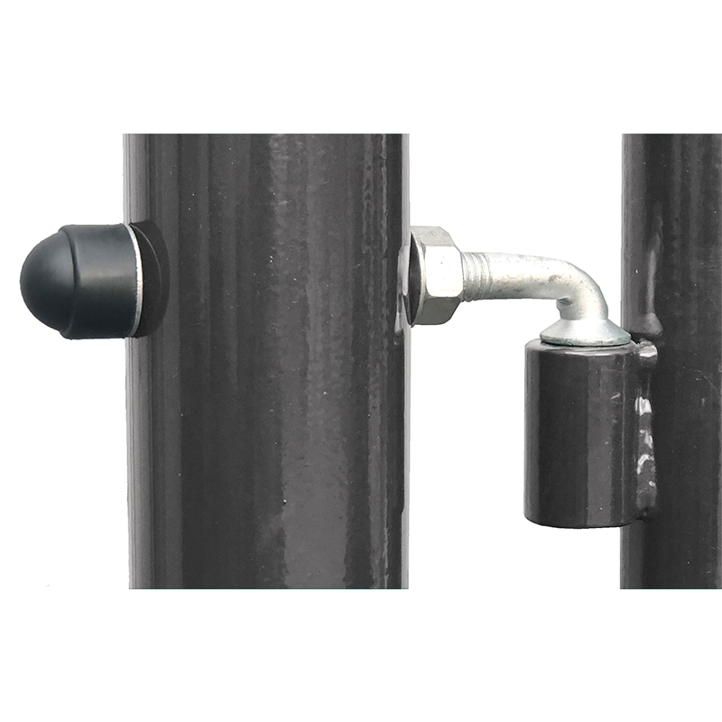 Jalgvärav laiusega 1,5m, ümarpostidega RAL7016 hall