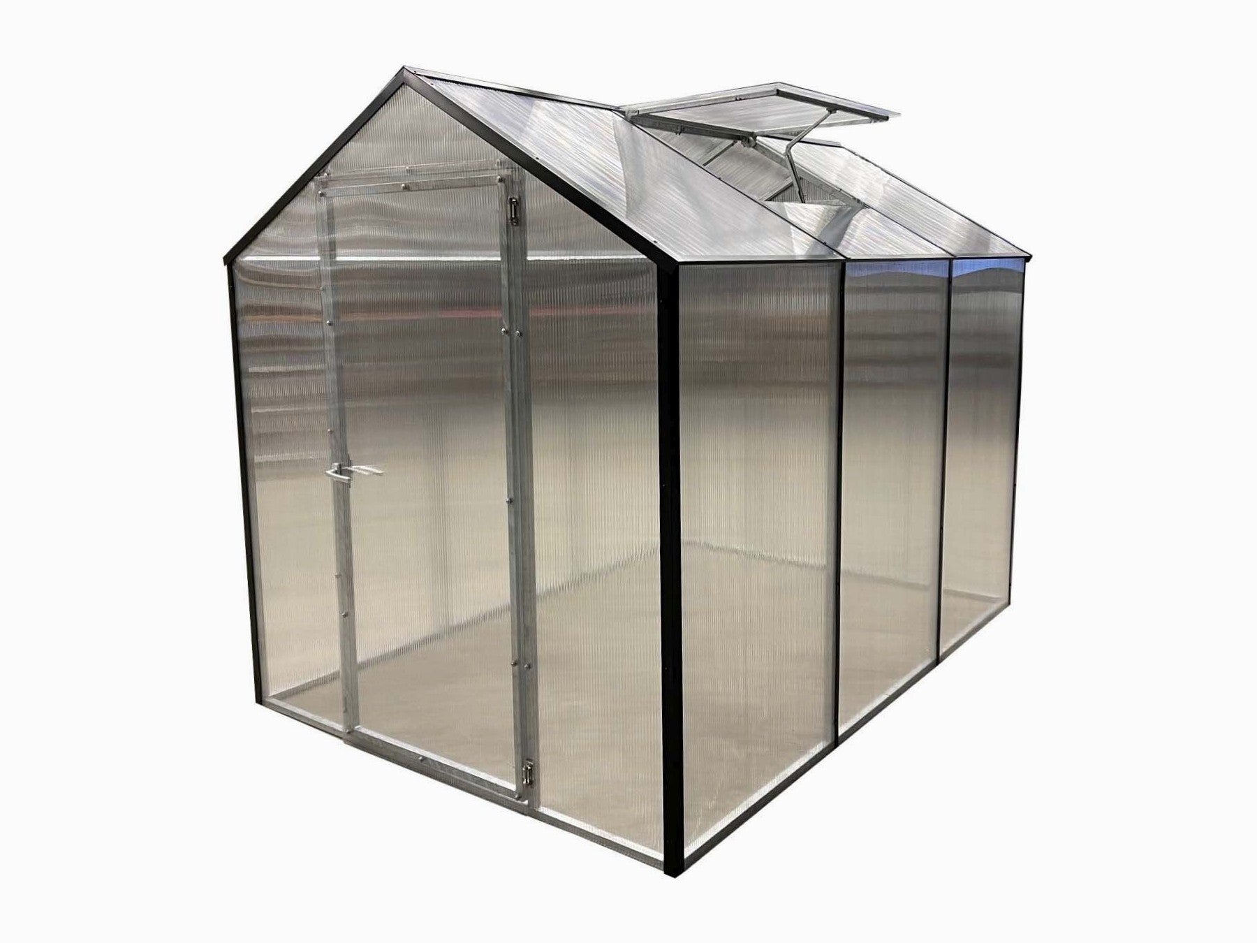 Kasvuhoone LEVI + katuseluuk 2x3m / 6m²