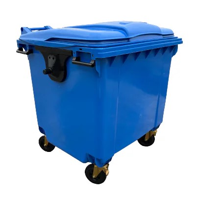 Prügikonteiner 1100L 4-rattaline prügikast sinine