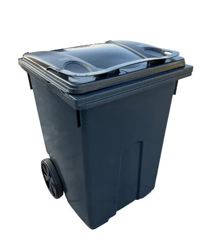 Prügikonteiner 370L 2-rattaline prügikast hall