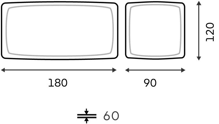 Tänavakivi MUNGA, Stoneroc mungakivi mõõdud