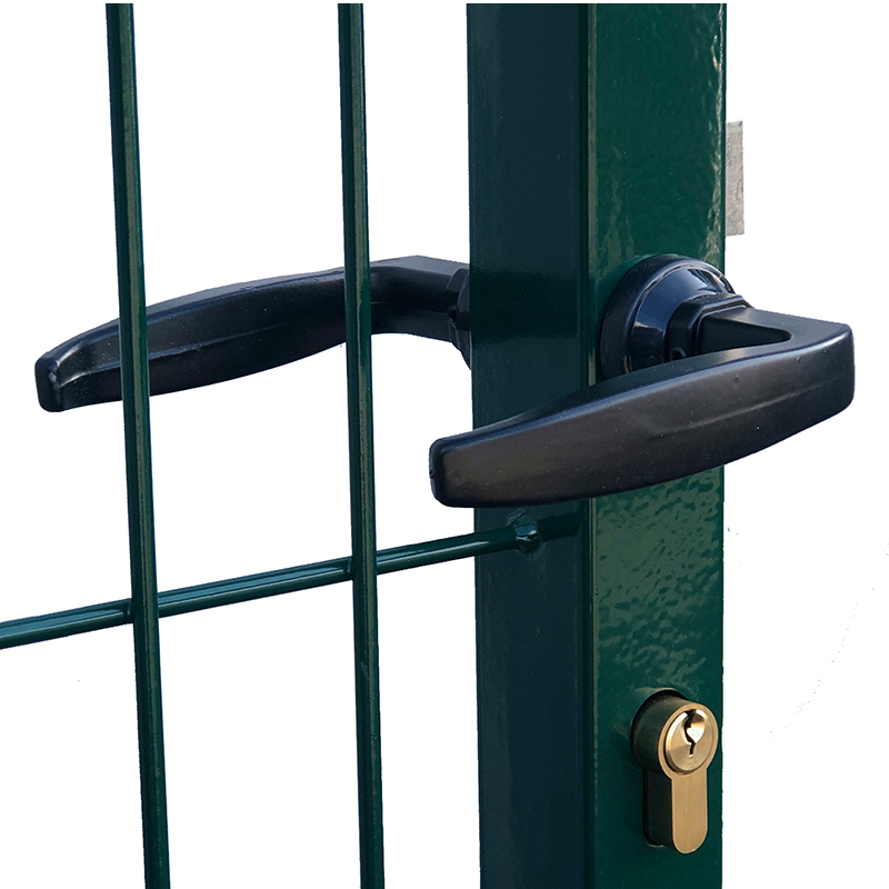 Autovärav tiibvärav STRONG laiusega 4m, nelikantpostidega roheline RAL6005