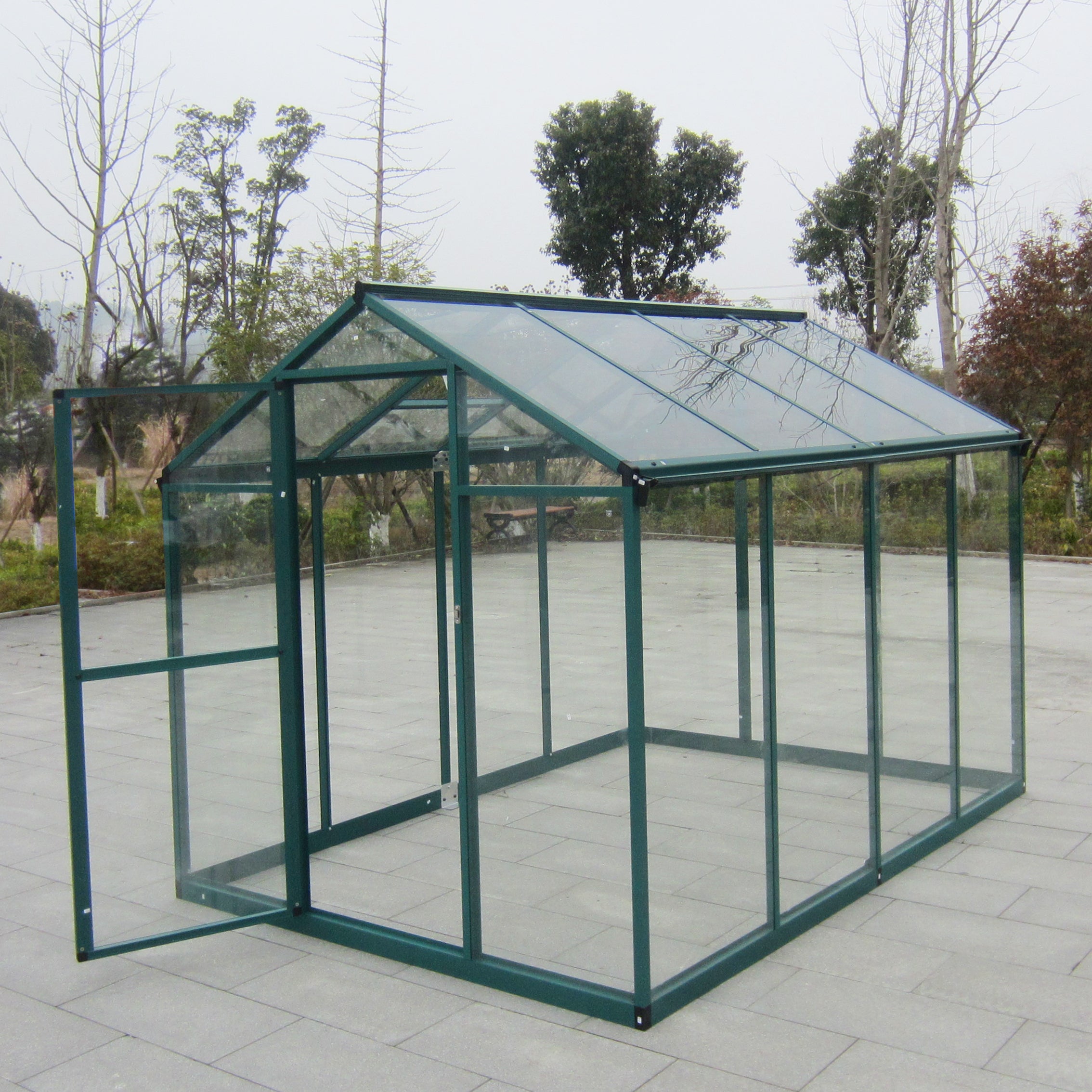 Klaaskasvuhoone 4,3m² Roheline