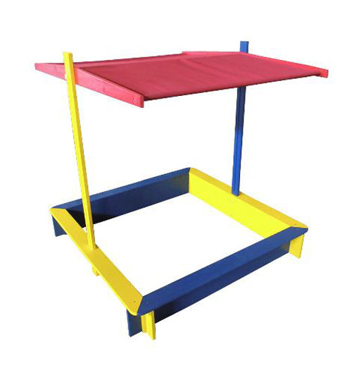 Liivakast katuse ja kaanega