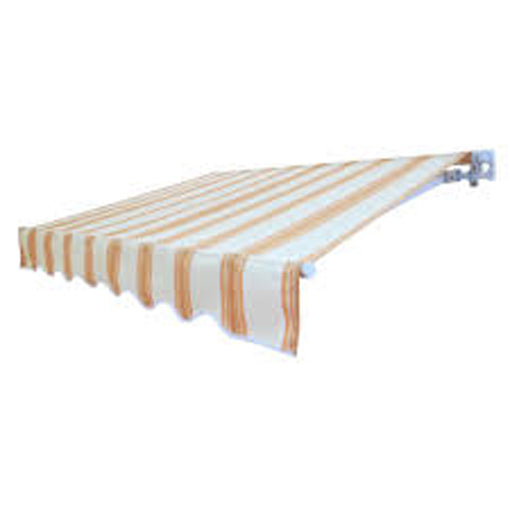 Markiis 4x2,5m Valge/Kollane