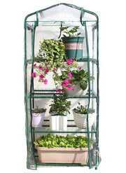 Mini kilekasvuhoone 4-riiuliga