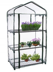 Mini kilekasvuhoone 3-riiuliga rõdule