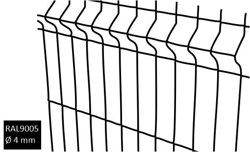 3D Keevispaneel 4mm RAL9005 must