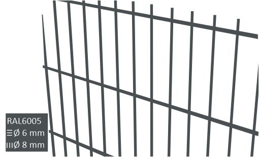 2D Keevispaneel 8/6/8 RAL7016 hall