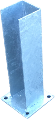 Postijalg 80x80mm nelikantpostile Zn tsingitud